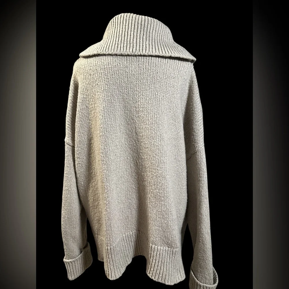 Banana Republic Light Tan Cowl Neck Sweater